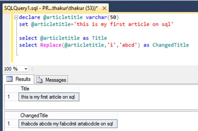 Stuff Vs. Replace Vs. Substring